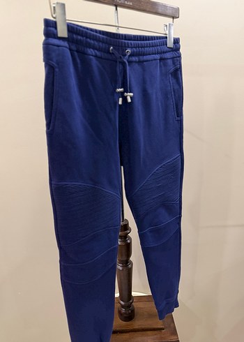 Kemerli Lacivert Erkek Eşofman Altı - Görsel 2