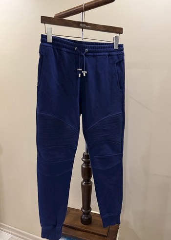 Kemerli Lacivert Erkek Eşofman Altı - Görsel 4