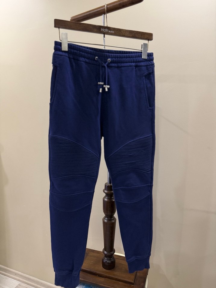 Kemerli Lacivert Erkek Eşofman Altı - Görsel 4