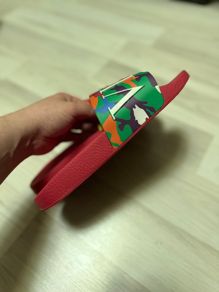 Renkli Bağlamalı Erkek Terlik - Görsel 4