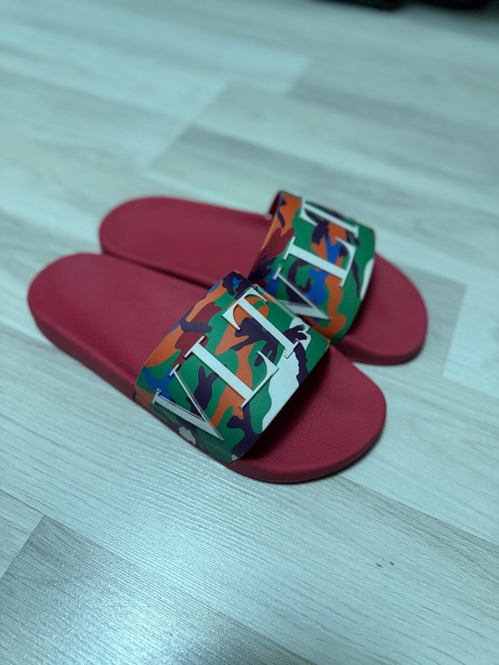 Renkli Bağlamalı Erkek Terlik - Görsel 2