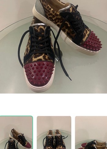 Christian Louboutin Leopar Desenli Civili Sneaker