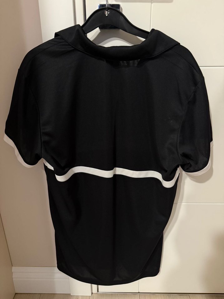 Adidas Siyah Kısa Kollu Polo Spor Tişörtü - Görsel 2