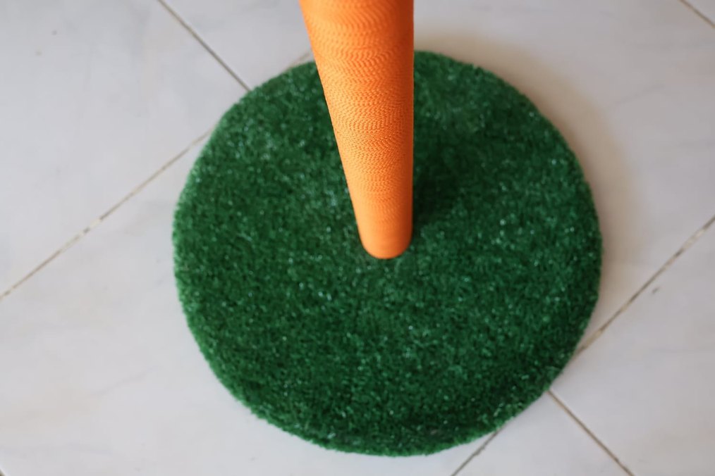 Havuç şeklinde dekoratif kedi tırmalama sehpası - Görsel 5