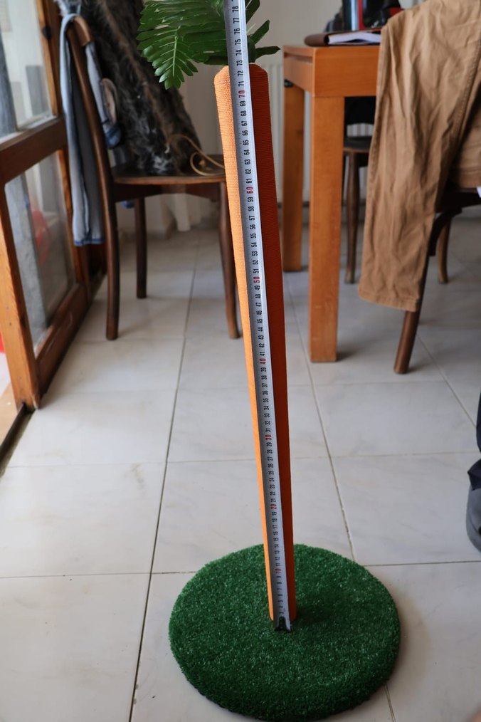 Havuç şeklinde dekoratif kedi tırmalama sehpası - Görsel 3