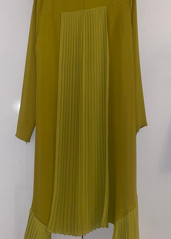 Armine Kadın Haki Piliseli Tunik - Görsel 4