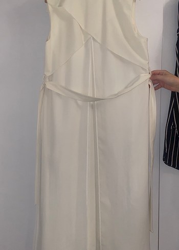 Bej Uzun Kadın Yelek - Görsel 2