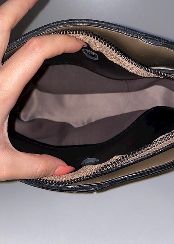 Kahverengi Deri Kadın Çanta - Görsel 4