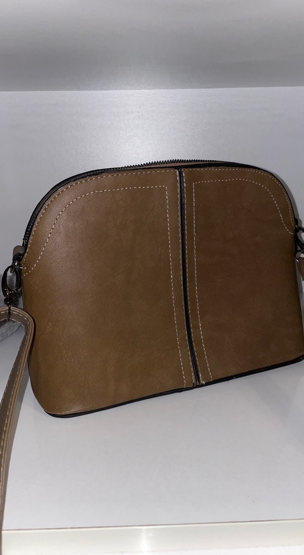 Kahverengi Deri Kadın Çanta - Görsel 2