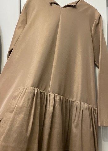 Bej Midi Kadın Tunik - Görsel 2