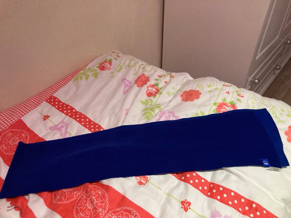 Erkek Çocuk Mavi Örgü Eldiven, şapka, kaşkol - Görsel 5