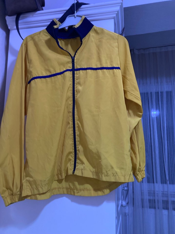 Parlak Sarı, Uzun Kollu yağmurluk - Görsel 2