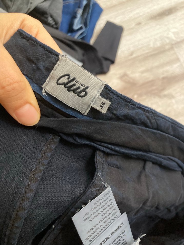 Lacivet kumaş pantolon - Görsel 4