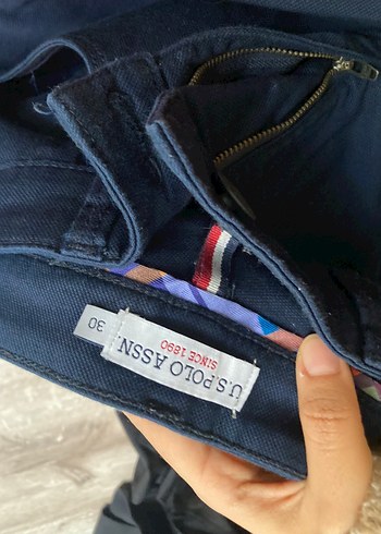 U.S. Polo Assn. Erkek Lacivert kumaş Pantolon - Görsel 5