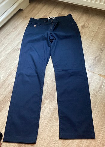 U.S. Polo Assn. Erkek Lacivert kumaş Pantolon - Görsel 3