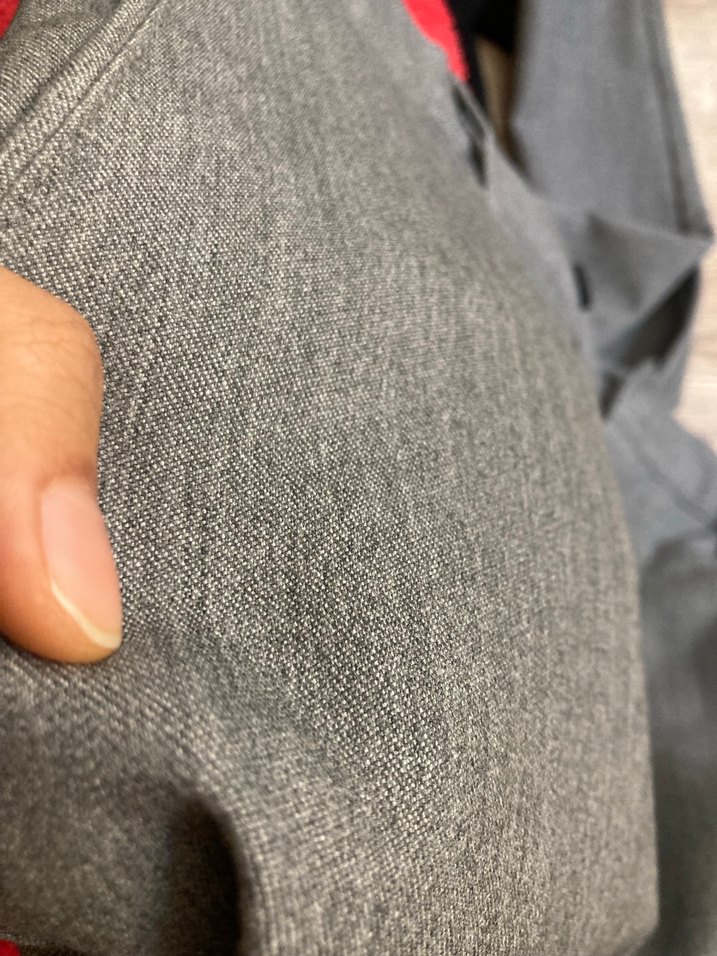 Gri Kumaş Düğmeli Erkek Pantolon - Görsel 3