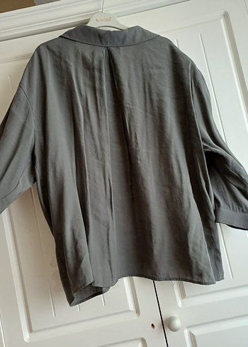 Gri Düğmeli gömlek - Görsel 4