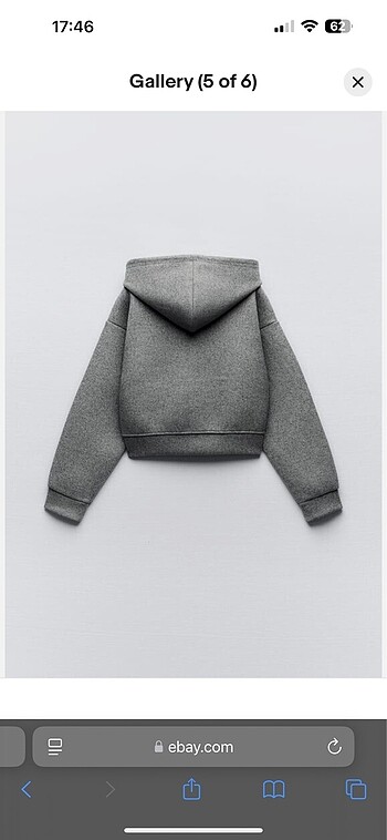 Zara Zara Gri Bomber Ceket