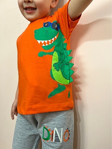 Zara Dino Nakışlı Takım
