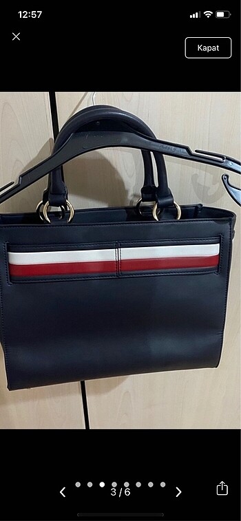 Beden Tommy hilfiger lacivert çanta