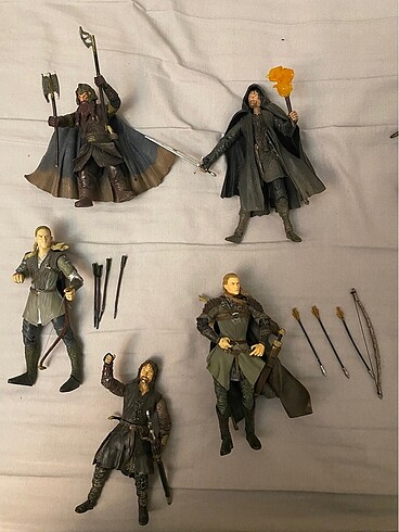  Beden Lord of the rings figürler