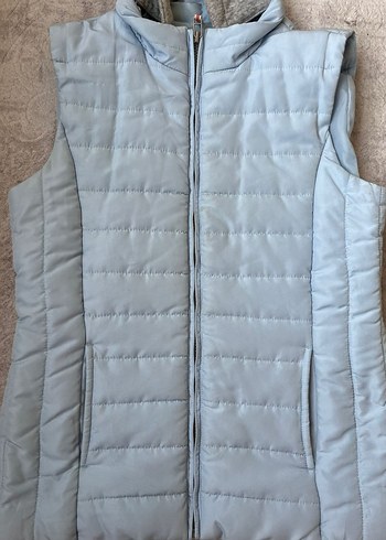 LCW Gri Fermuarlı Kadın Yelek - Görsel 4