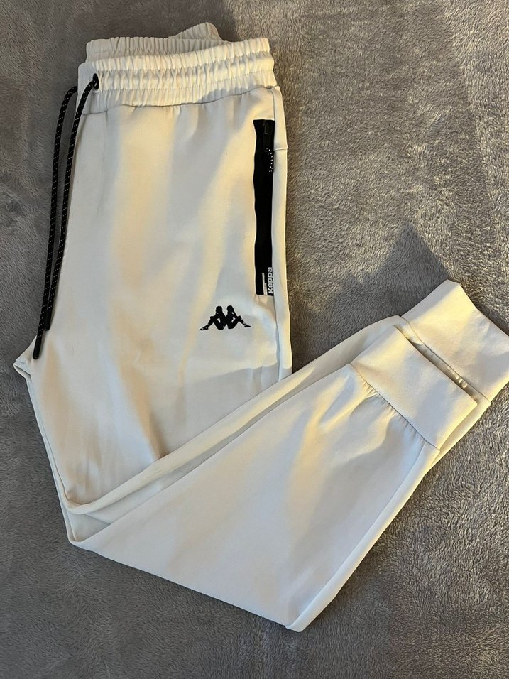 Kappa Beyaz Erkek Eşofman Altı - Görsel 3