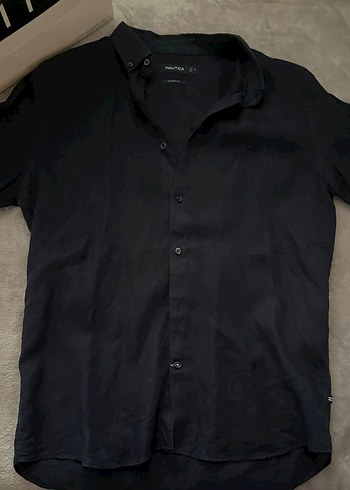 Nautica keten gömlek pantolon takım faturalı - Görsel 5