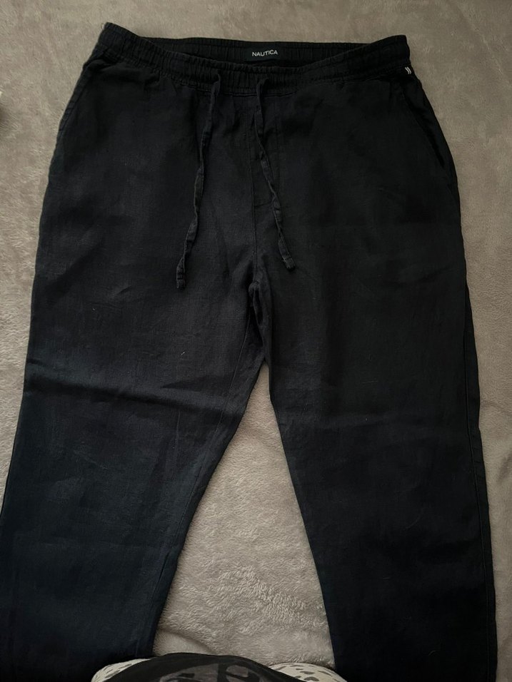 Nautica keten gömlek pantolon takım faturalı - Görsel 4