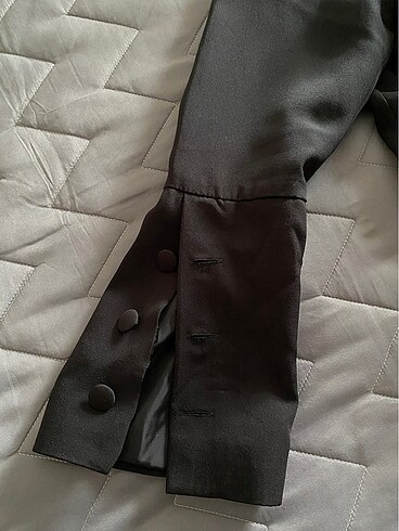 38 Beden siyah Renk Siyah blazer ceket