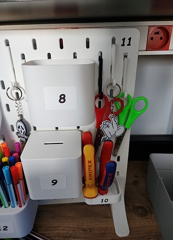 Ikea İkea skadis pano aparatları