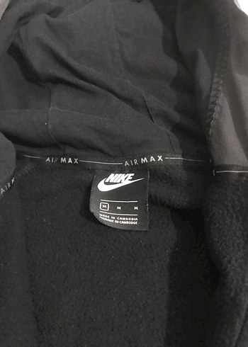 s/m Beden Nike Siyah Kapüşonlu Fermuarlı Sweatshirt