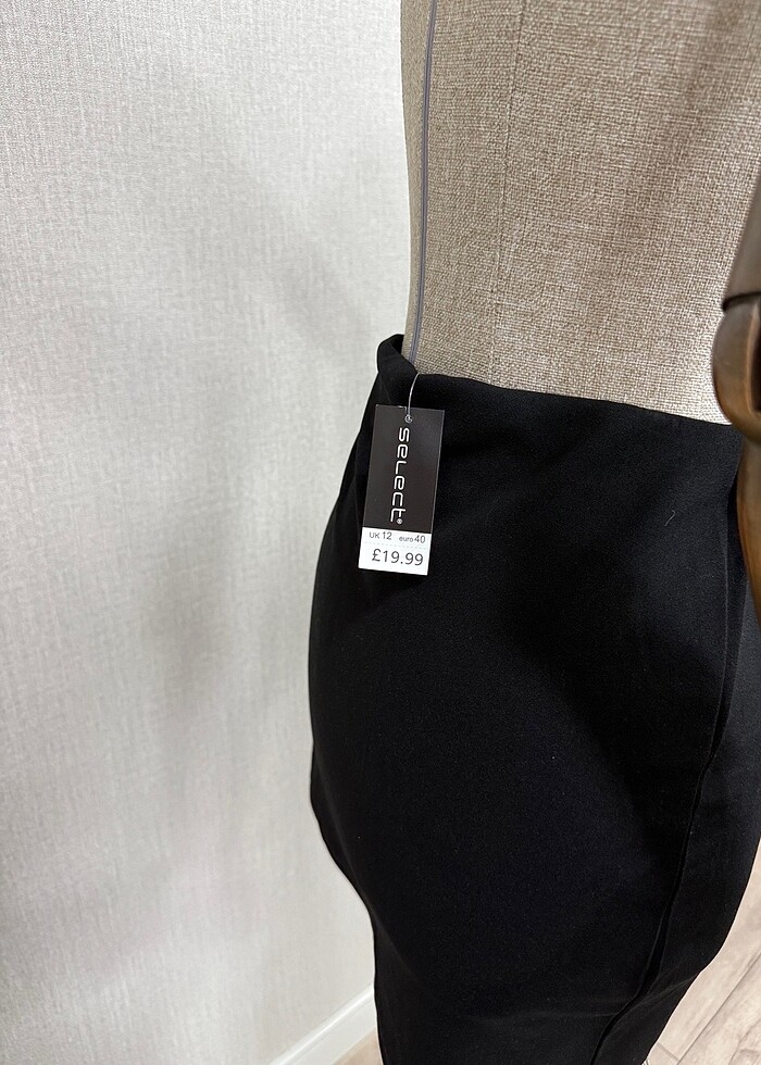 Taşlı mini etek - Görsel 4