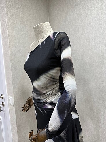 Asimetrik elbise - Görsel 9