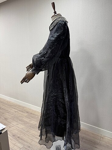 Tüllü astarlı elbise - Görsel 8