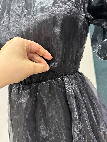 Tüllü astarlı elbise - Görsel 14