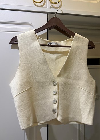 Zara dokuma yelek - Görsel 2