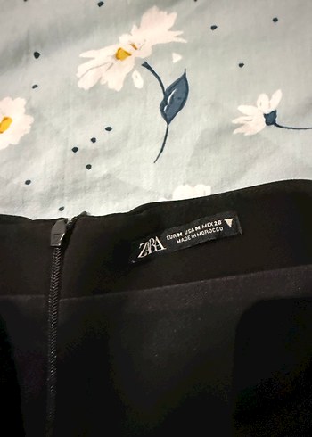 Zara Siyah Straplez Uzun Elbise - Görsel 6