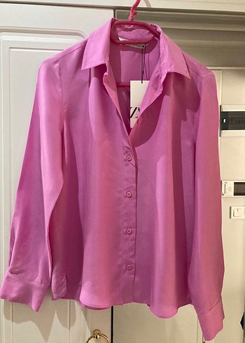Zara ipek gömlek - Görsel 3