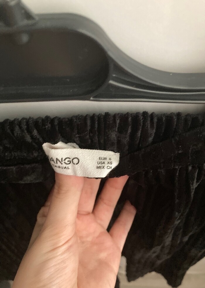 Mango siyah mini etek - Görsel 2