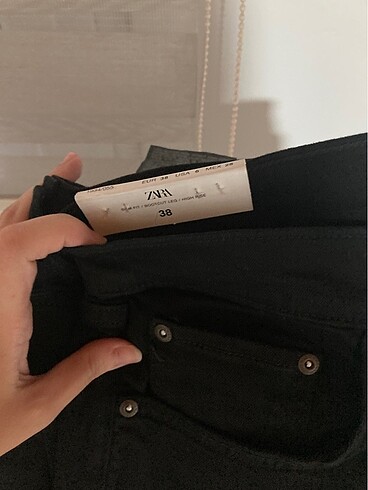 Zara siyah kot pantolon - Görsel 2