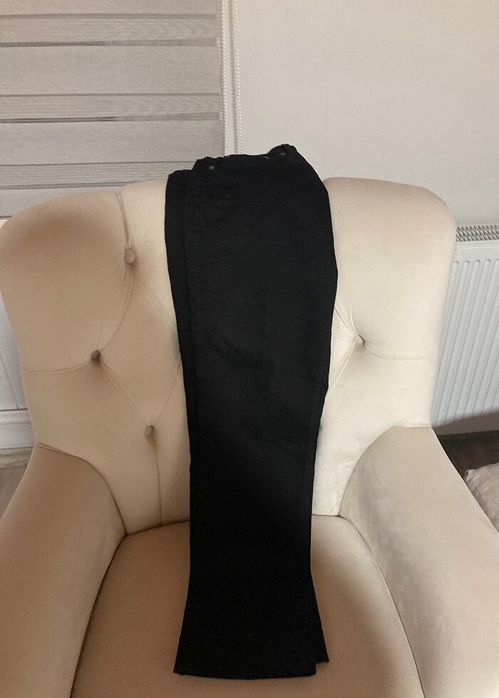 Zara siyah kot pantolon - Görsel 3