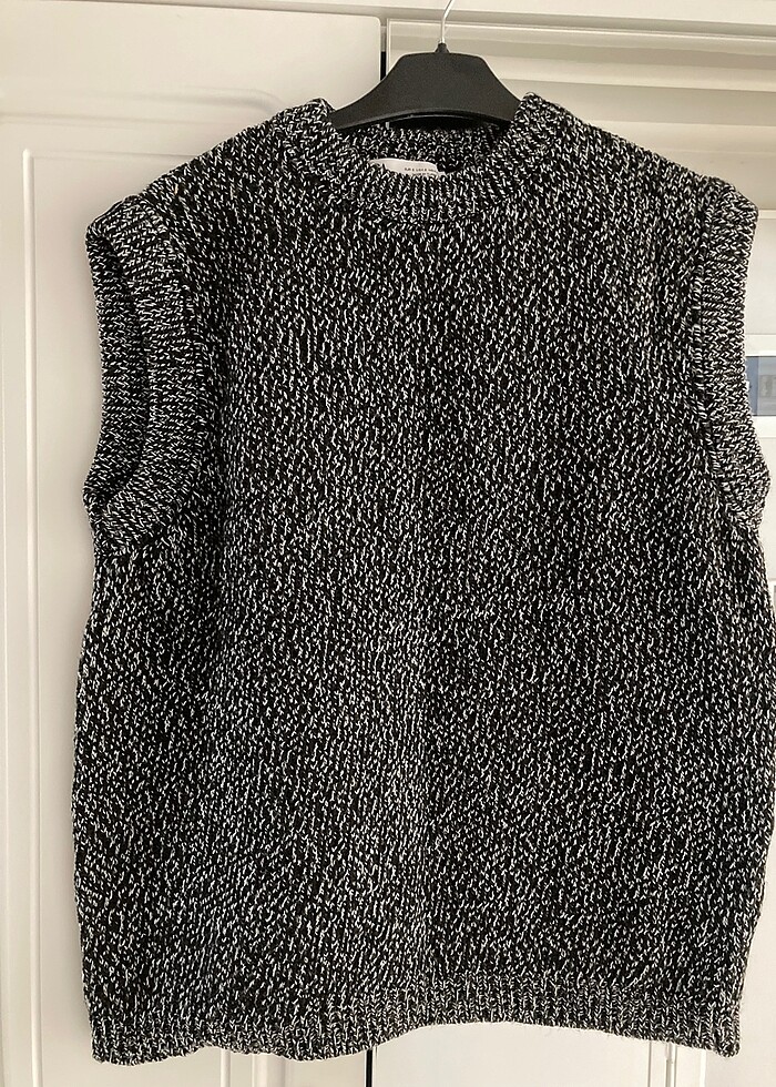 Zara oversize örgü süveter - Görsel 5