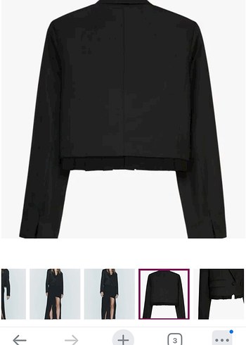 Zara crop blazer - Görsel 2