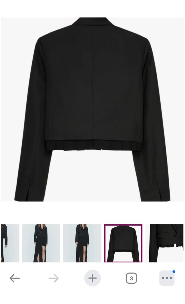 Zara crop blazer - Görsel 2