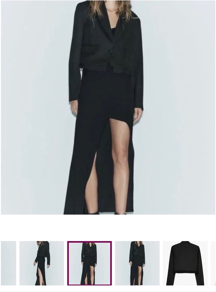 Zara crop blazer - Görsel 3