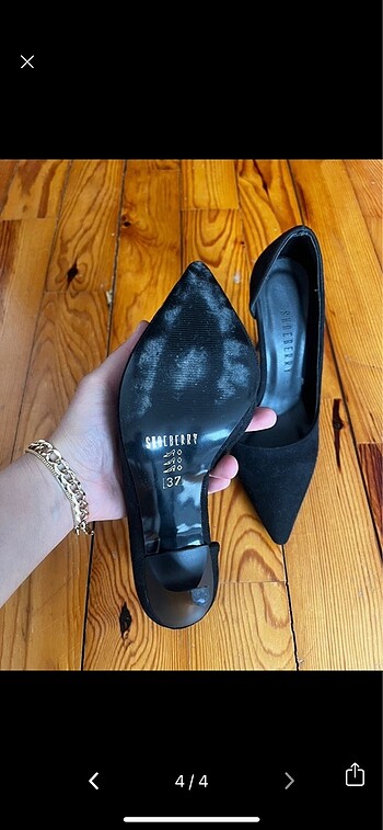 37 Beden Siyah stiletto