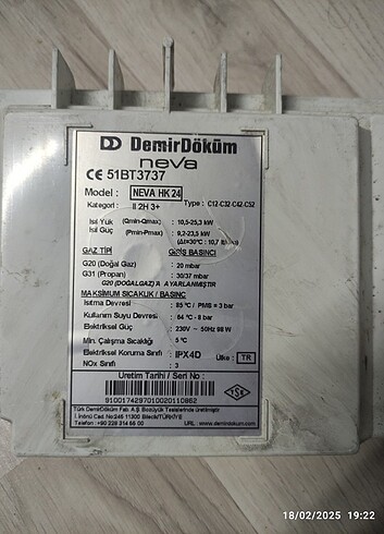 Beden demirdöküm neva hk24