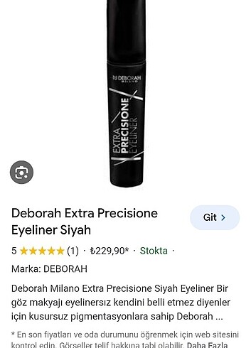  Beden Renk Deborah eyeliner 