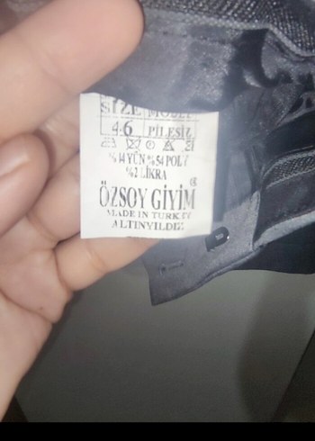 46 Beden gri Renk ERKEK KUMAŞ PANTOLON